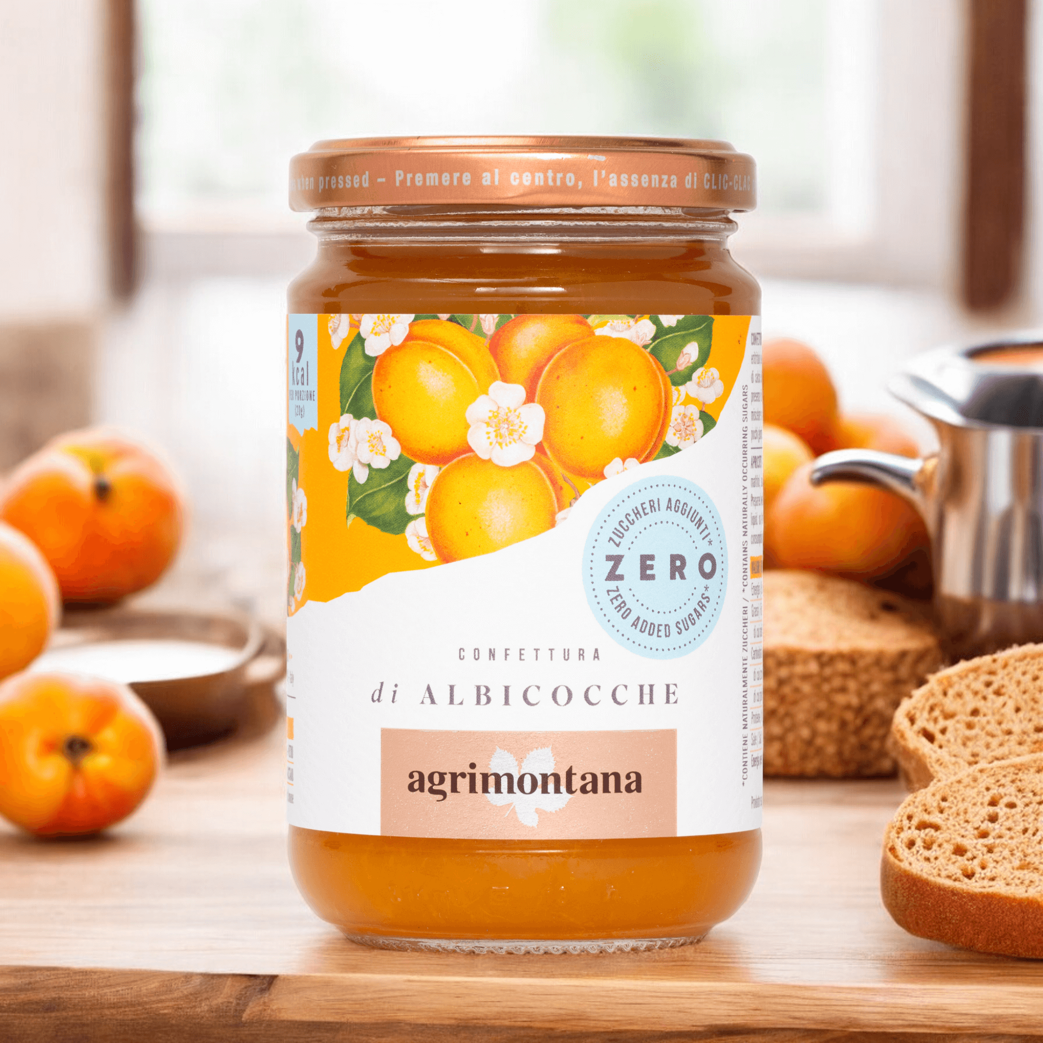 Confettura di albicocche "Zero"