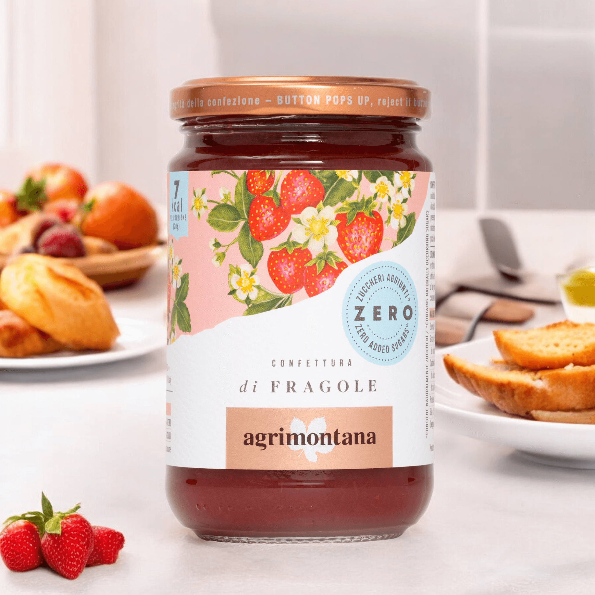 Confettura di fragole "Zero"